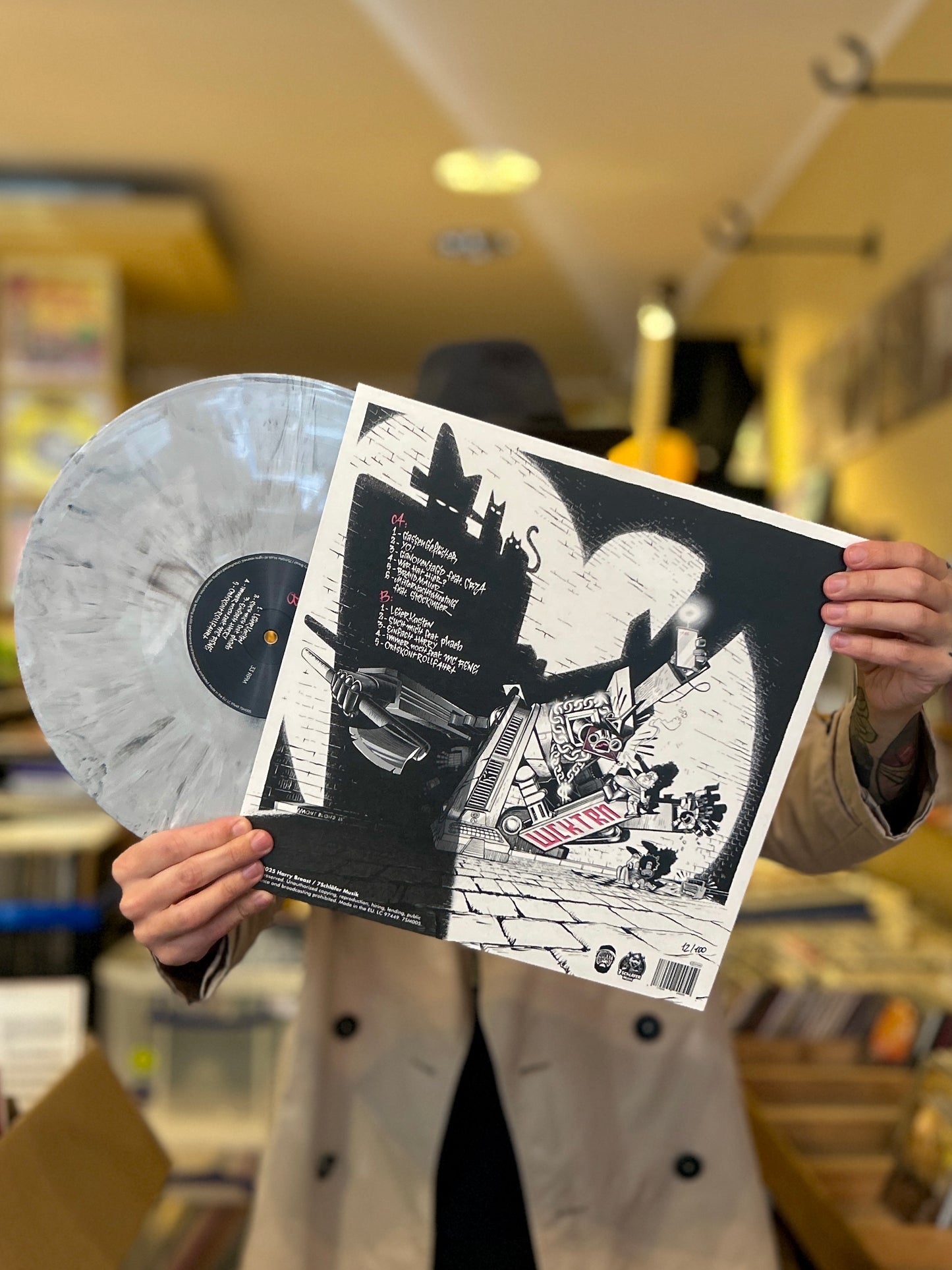 Gassengeflüster | LP grey marbled